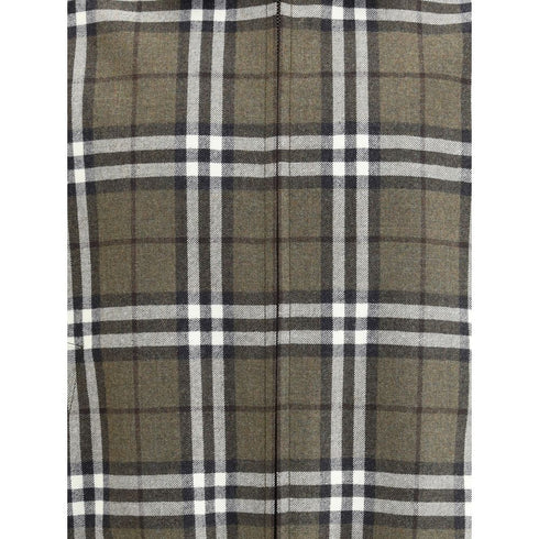 Burberry Green Wool Bomber